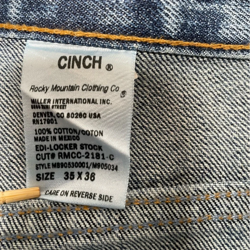 Cinch Green Label Relaxed Fit Tapered Leg Jeans 35x36​
